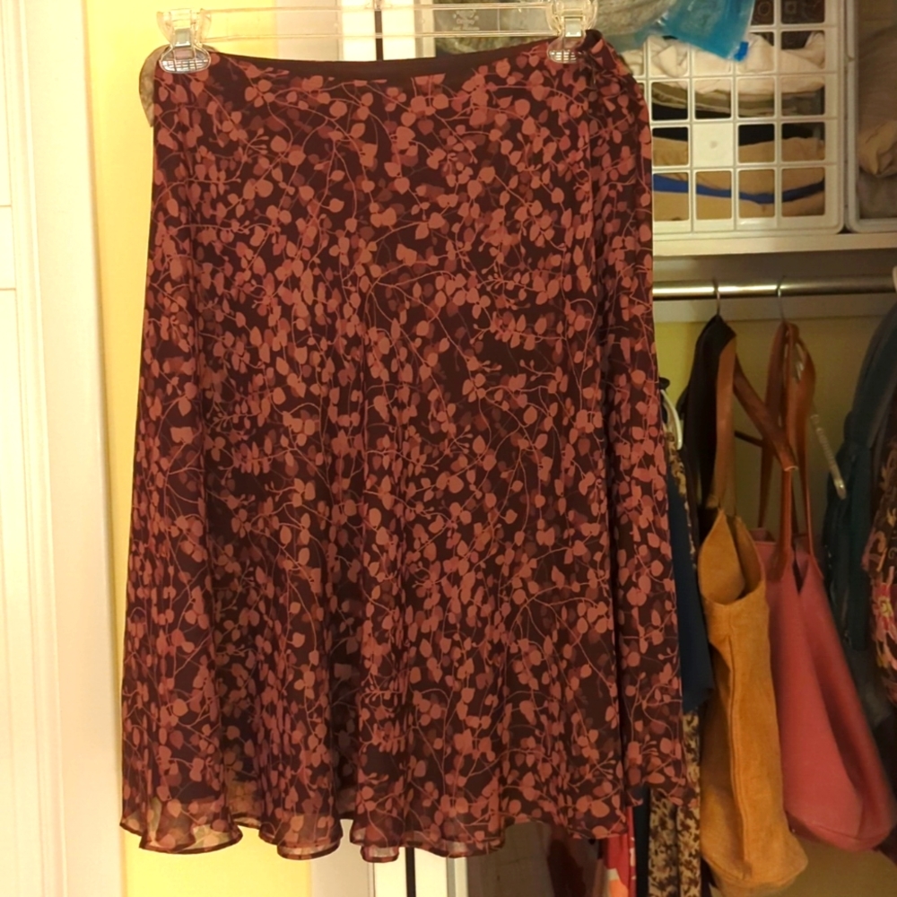 Dark purple Liz & co skirt size 14